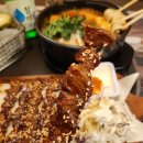 전대 후문 술집 투사랑 중흥점 &#34;소주정식&#34; - 염통꼬치 / 김치우동 / 파인샤베트 / 소주 한 병