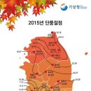 단풍 절정시기 이미지