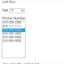 HTML - 폼 - 입력 상자 (select, option, optgroup) 이미지