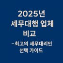 2025년 세무대행 업체 비교 – 최고의 세무대리인 선택 가이드