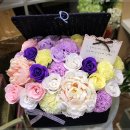 [강남꽃배달]비누꽃상자, 예쁜꽃바구니, 승진축하선물추천 이미지