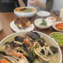 모락국수 | 신불당 맛집 모락국수 내돈내산 솔직후기 우엉김밥 해물 칼제비 굴 칼국수 전체 메뉴판 점심 대기 주차...