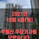 오창명품센트럴공인중개사사무소 | 2021년 10월 4일 주요뉴스