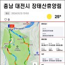 충남 대전시 장태산휴양림~.. 이미지