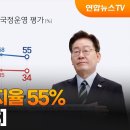 NBS "이 대통령 지지율 55%…3%p 하락" 이미지