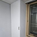 하이빌현대아파트 | 휘경동일하이빌 인테리어필름 시공, 소프트 블루 타일 벽면으로 거실 분위기 확 바뀝니다