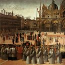 성 마르코 광장의 행렬 - 벨리니 첸틸레( Bellini Gentile) (1429- 1507) 이미지