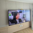 삼성아파트경로당 | 군산 하나리움시티1차 삼성 75인치 타공 벽걸이TV 설치 후기
