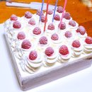 산딸기 | 용인수지 케이크 맛집 한스 수지점/사각산딸기가나슈 케이크 솔직후기