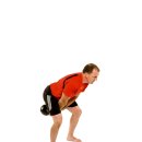 Deep Squat - Clean Double Arm from Symmetrical Stance with Two KB 이미지