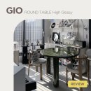 지오테이블 | 우디크 지오 원형테이블 하이그로시 구매고객 후기