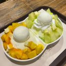 설빙 대구수목원점 | 반반설빙 후기 애플망고메론반반설빙(칼로리, 가격, 맛)