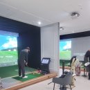 싱글스크린 골프연습장 이미지