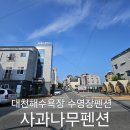 아이들과 여름휴가 보령 대천해수욕장 수영장펜션 사과나무펜션