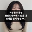 내스타일 | 역삼동 미용실 르오라헤어에서 찾은 내 스타일 완벽 변신 후기