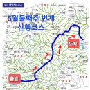 5월8일 둘째주 일요일 번개산행 이미지