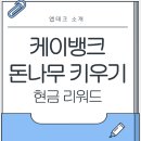 청뱅크 - 부평구 시장로 10 | 케이뱅크 돈나무 키우기 후기, 보물지도 현금 리워드 앱테크 추천