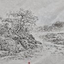 한국화B모사수업10,19 이미지