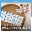 매일우유구서대리점 | 매일우유 미니 125ml 소용량우유추천 라떼가맛있어지는우유 홈카페 활용 후기