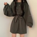 볼륨소매 스트링원피스 이미지