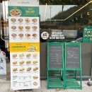 샌드위치와 샐러드(야간) 이미지