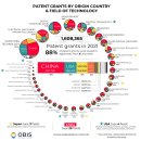 가장 새로운 특허가 부여된 국가는 어디입니까? 이미지