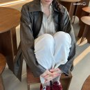 가을 위시리스트 청산 앳코너 오버핏 하프 레더자켓 (+단독 할인코드)
