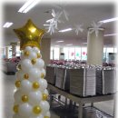 6. 송림고등학교/크리스마스/트리,눈사람 풍선장식 / 분당풍선가게 이미지