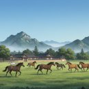 마당말들 이미지