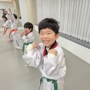 눈부시게 빛나는 태권도장 이미지