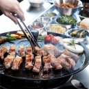 솥뚜껑 삼겹살 이미지