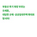 [논평] 부동산 투기 욕망 부르는 오세훈, 대담한 규제·공공임대주택 확대로 맞서야! 이미지