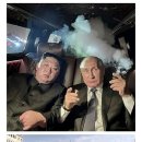 북한에서 김정은과 신나게 놀다 간 푸틴 이미지