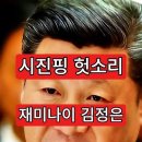 시진핑 헛소리 재미나이 김정은 혼절 이미지