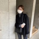 월동소비 outer ver. / 낫띵리튼 크롭 스트링 패딩, 바스스탠다드 더블 하프 핸드메이드 코트, 플랫...