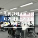 힐링 단체프로그램 대천 파로스 리조트 컬러테라피 출강 후기