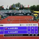 2024 WTA tour 헝가리 그랑프리 대회 여자단식 결승 진출 "사스노비치"(2:1승) 이미지