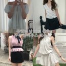 프롬 클라우드 | 입기 좋은 블라우스 모음 🖤지그재그 쇼핑몰 도매택 (에이미그레이스 가내스라 레터프롬문 클라우드이모션)