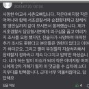 서이초 사망 교사 사촌 오빠가 쓴 댓글 이미지