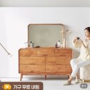루크헤어 | 까르엠가구 루버린 원목 화장대 거울 세트 와이드 3단 서랍장 이사 가구 후기