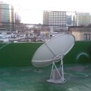I re-adjusted the my 150cm dish antenna to pick up Asiasat5 signals in this afternoon. 이미지
