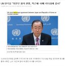 UN 반기문 "위안부 합의 환영, 박근혜-아베 리더십에 감사" 이미지
