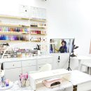 [창동 쌍문 네일] 네일바이진 : 트렌디한 신상 투톤 자석젤 바코드 네일 후기💅