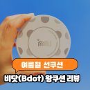 빅크리에이터 | 여름 필수템! 비닷 Bdot 선리플렉스 빅 쿠션 솔직후기 (백탁 해결 꿀팁까지)