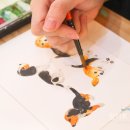 감성 일러스트 수채화 이미지