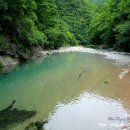 강원 정선 덕산기 계곡 / 덕산기 계곡 트레킹 8키로 / 덕산기계곡 드론 영상 이미지