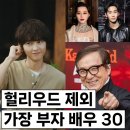 웰컴휴먼시티(휴먼휘트니스) | 헐리우드 제외, 세계에서 가장 부유한 배우 순위 TOP 30 (송중기, 이민호, 현빈, 김수현, 성룡, 이연걸 등)