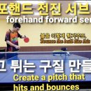 포핸드 전진서브 누구나 강해질수 있는 탁구 서브팁 Forehand Forward Serve Table Tennis Serve Tips 이미지