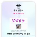 MAMA 투표인증 이미지