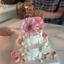 플러피하우스 | 진주 환갑 케이크 플러피하우스 픽업 후기 / 생화 환갑 케이크